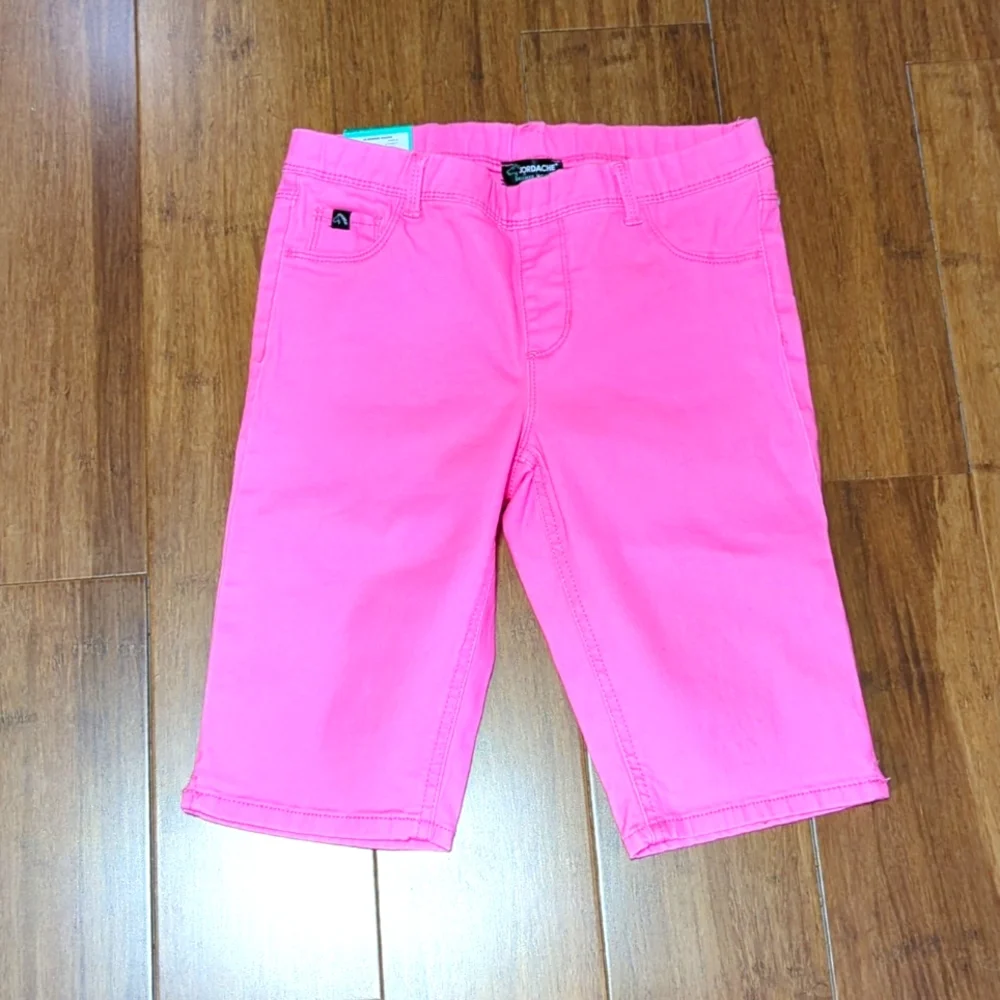 Jordache Pink Skimmer Capri Jeggings - Picture 2 of 9
